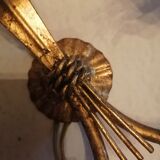 Wall lamp vintage epis de ble hollywood regency 1950 60