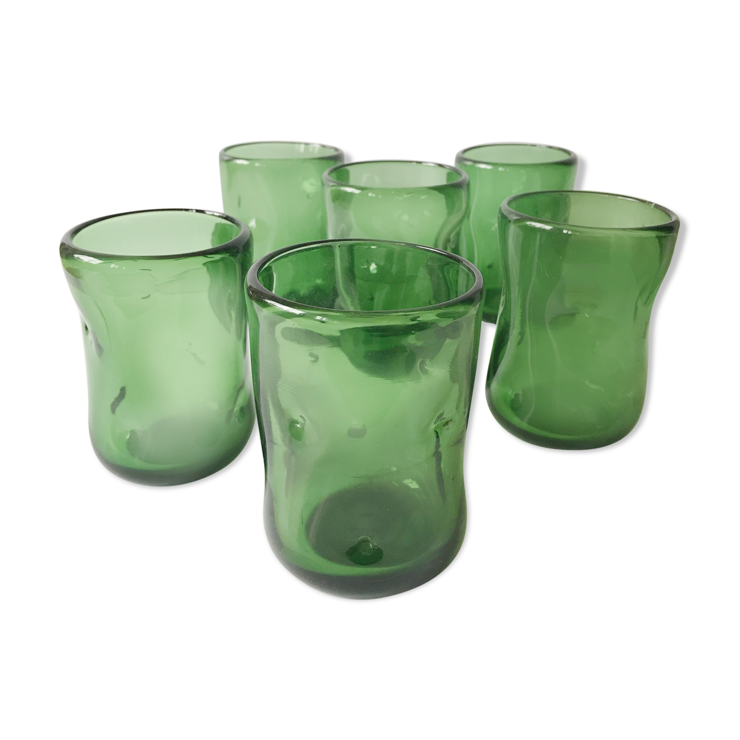 Green glasses