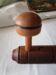 Bamboo style wooden coat holder 1960