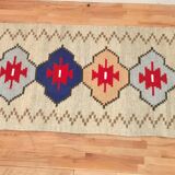 Double-sided handmade wool carpet