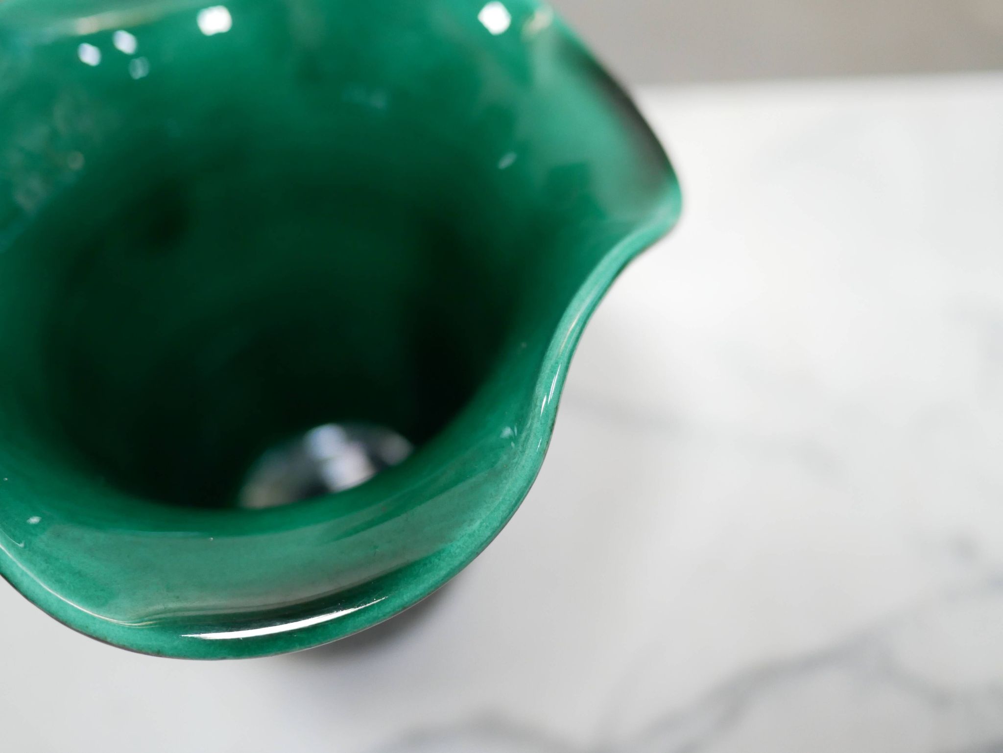 Vase corolle vintage en céramique
