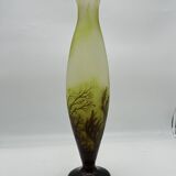 Vase en verre emile galle