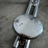 Vintage chrome wall coat rack