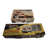 2 boxes of vintage toys