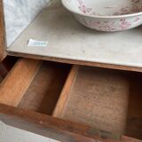 Commode de toilette dite chemin de fer