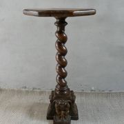 Side table, occasional table, neo-Renaissance, with fauna, late 19th century.