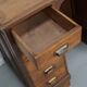 French oak shop counter / desk or kitchen island, 1950s