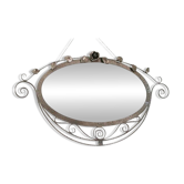 Brushed Wrought Iron Mirror