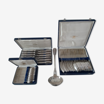 Silver-plated housewife au filet sfam 49 piece