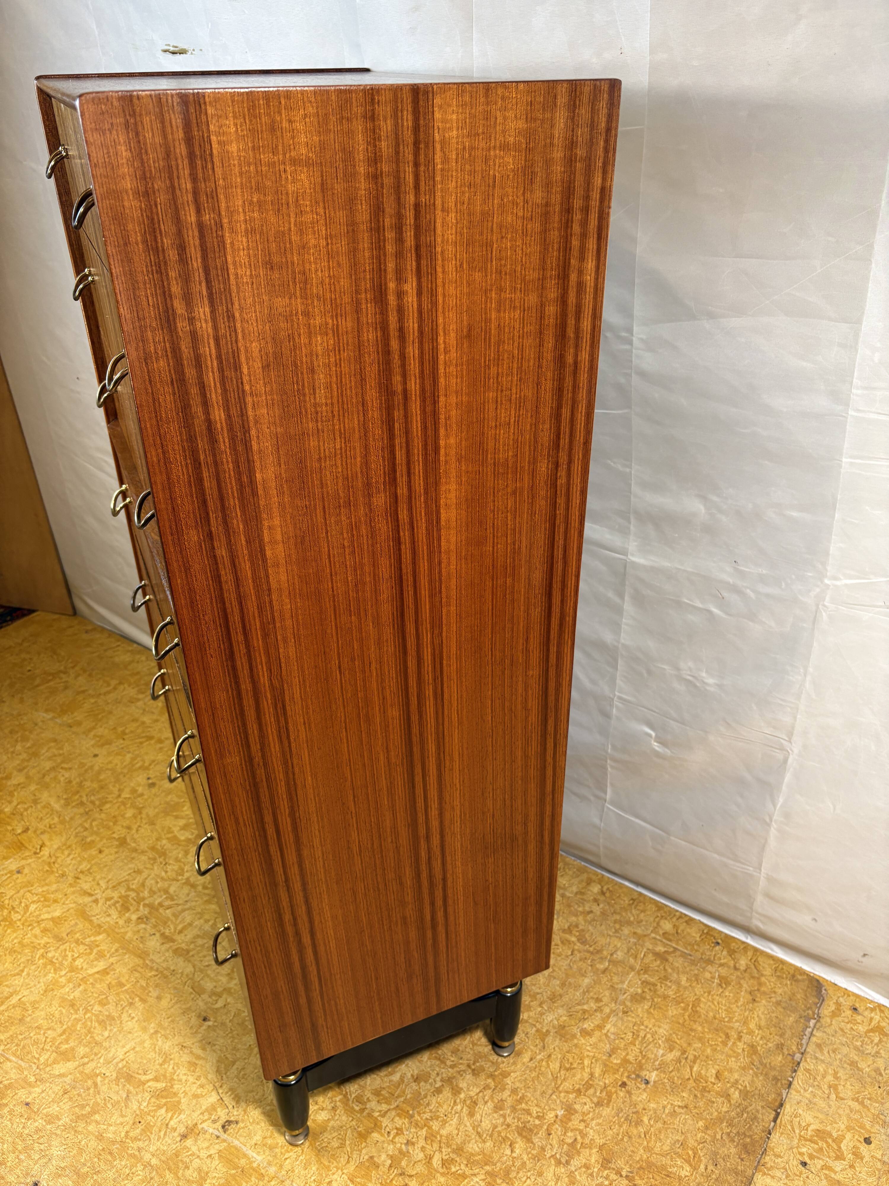 Mid Century Retro Vintage G-Plan Librenza Teak Wood Tallboy 1950s  E.Gomme