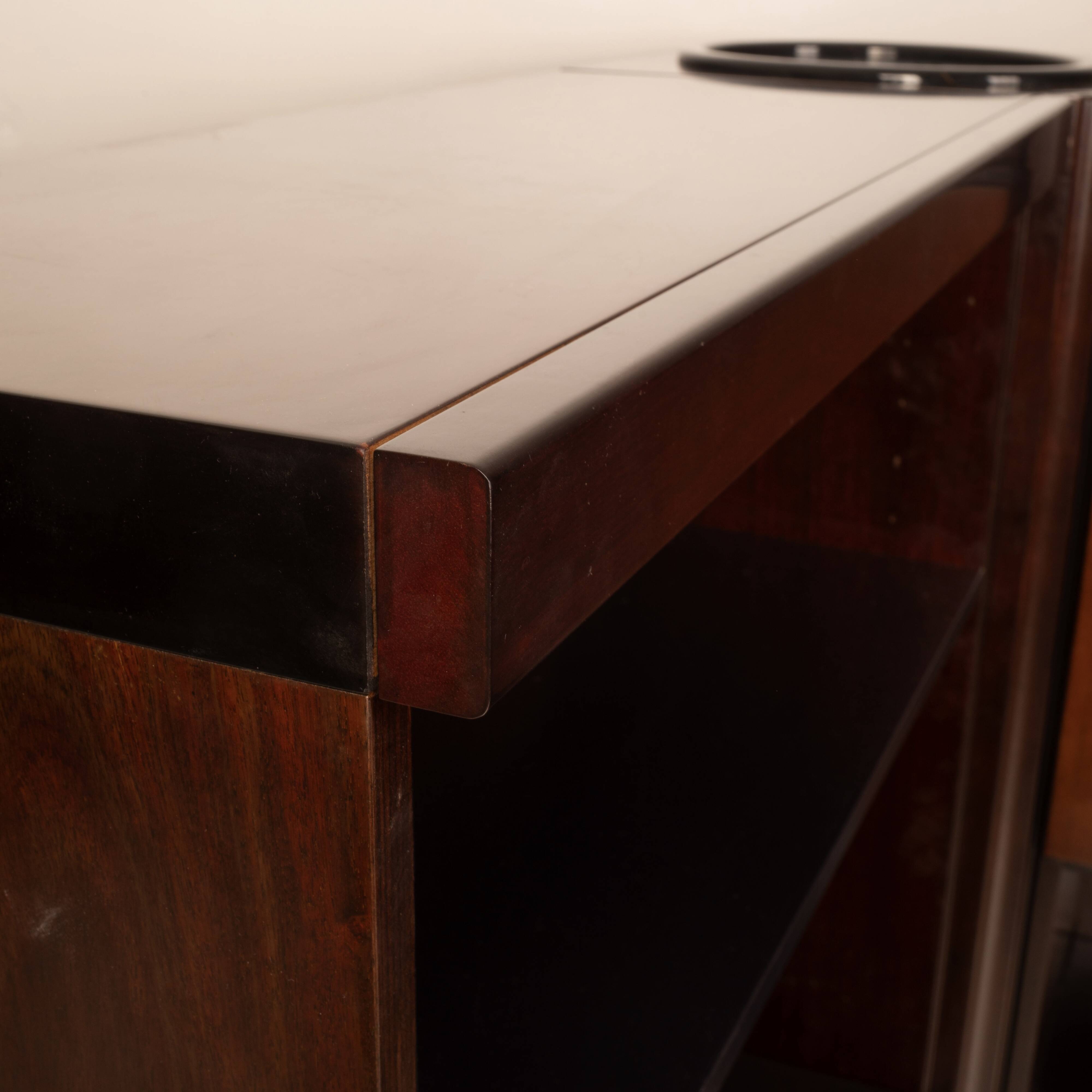 Pair of S11 Cabinets and Bar by Angelo Mangiarotti for Sorgente dei Mobili
