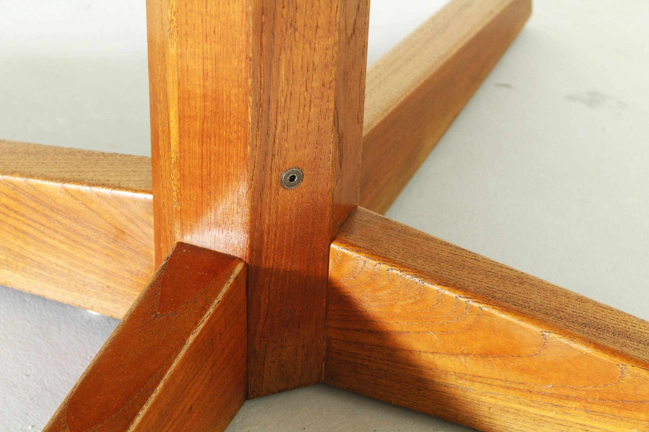 Table à manger extensible danoise en teck, années 1980