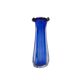Vase, mid-century modern, blue glass, by J. Hospodka, Czechoslovakia, 1960s.