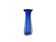 Vase, mid-century modern, blue glass, by J. Hospodka, Czechoslovakia, 1960s.