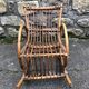 Vintage rattan armchair