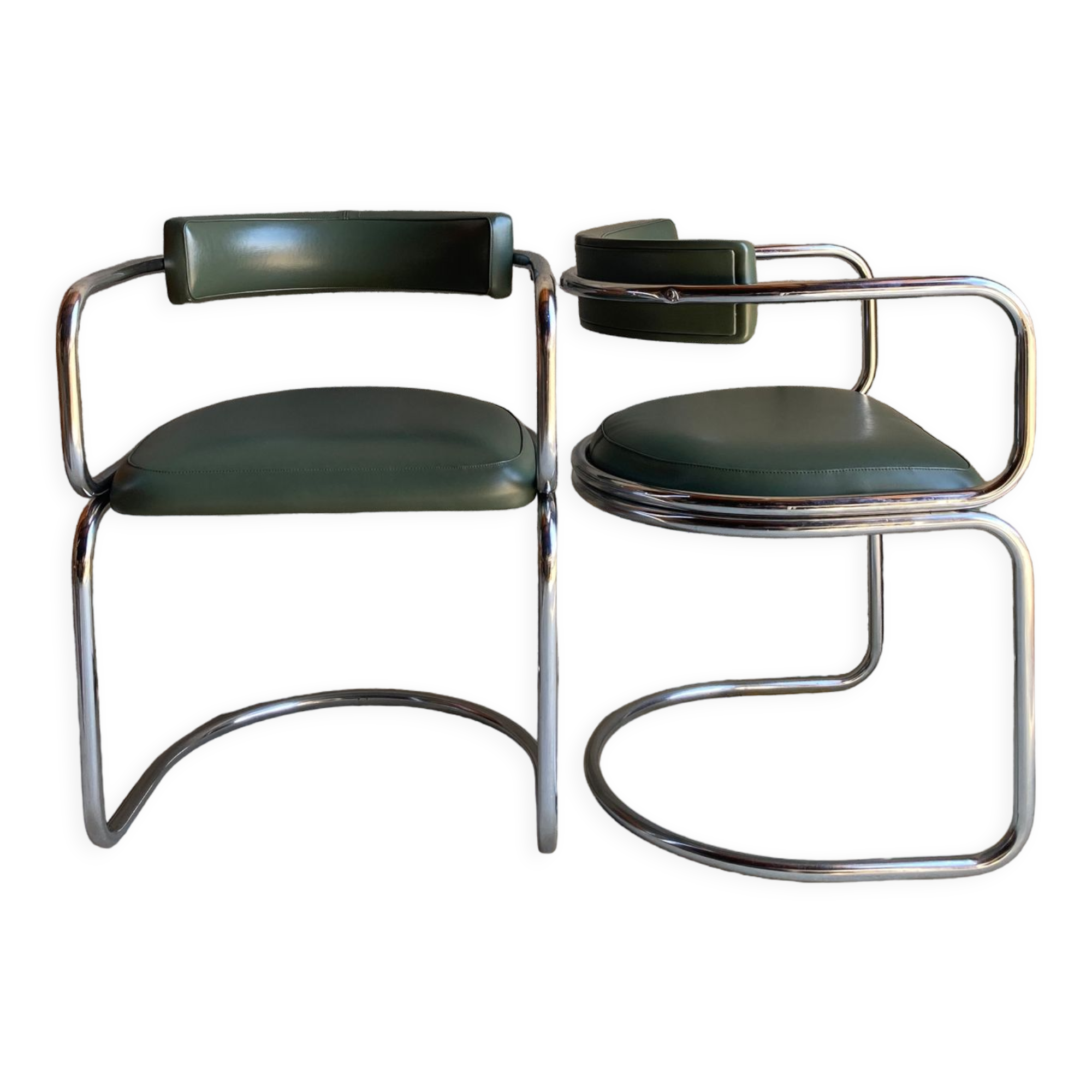 Fauteuils tubulaire vintage