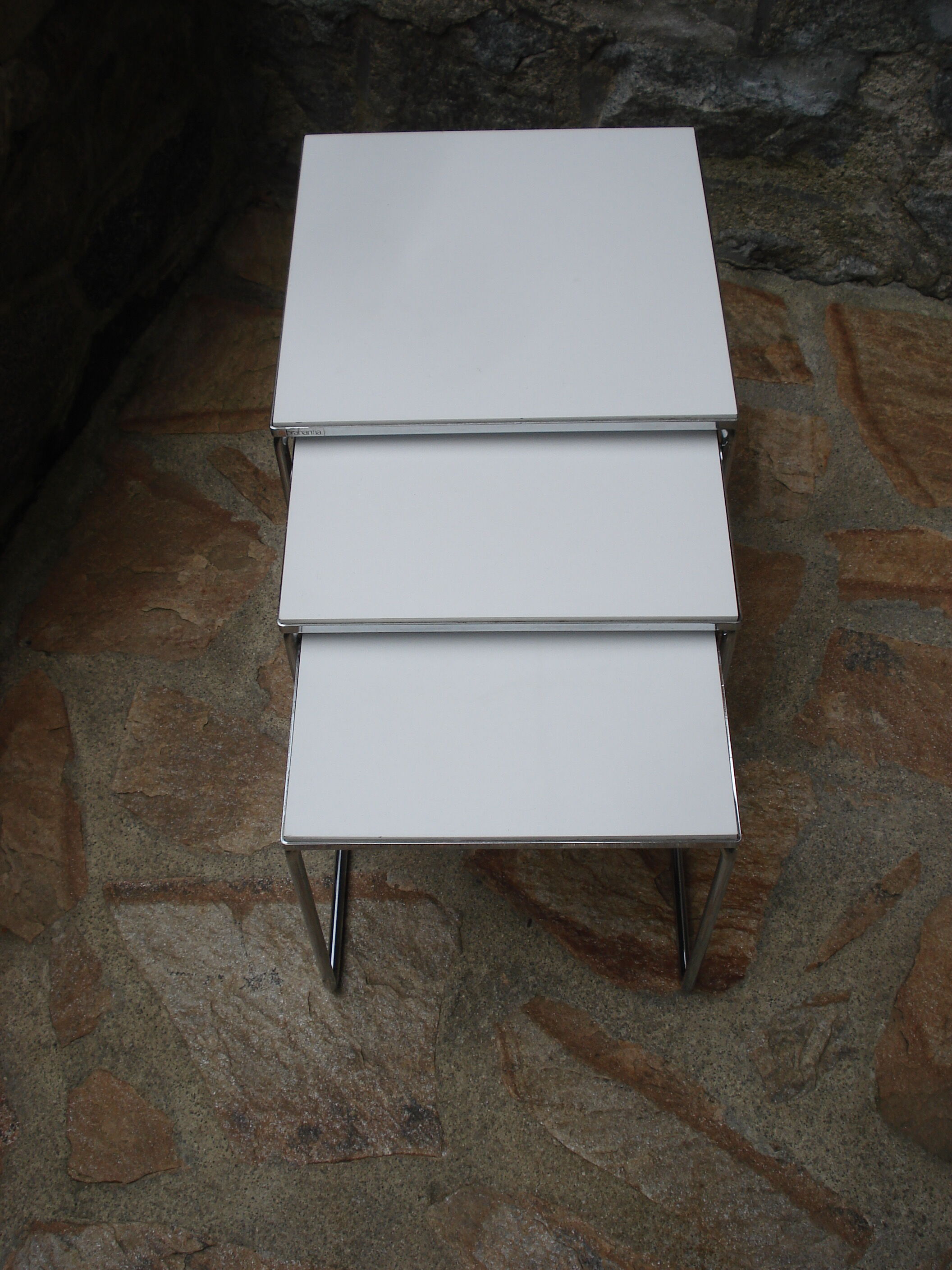 Vintage pull-out tables 1960