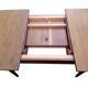 Vintage Scandinavian extendable dining table in teak from the 1950s.