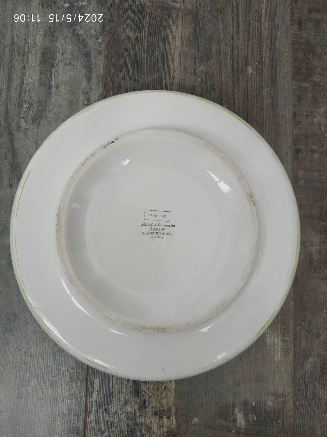 Digoin Sarguemines dish