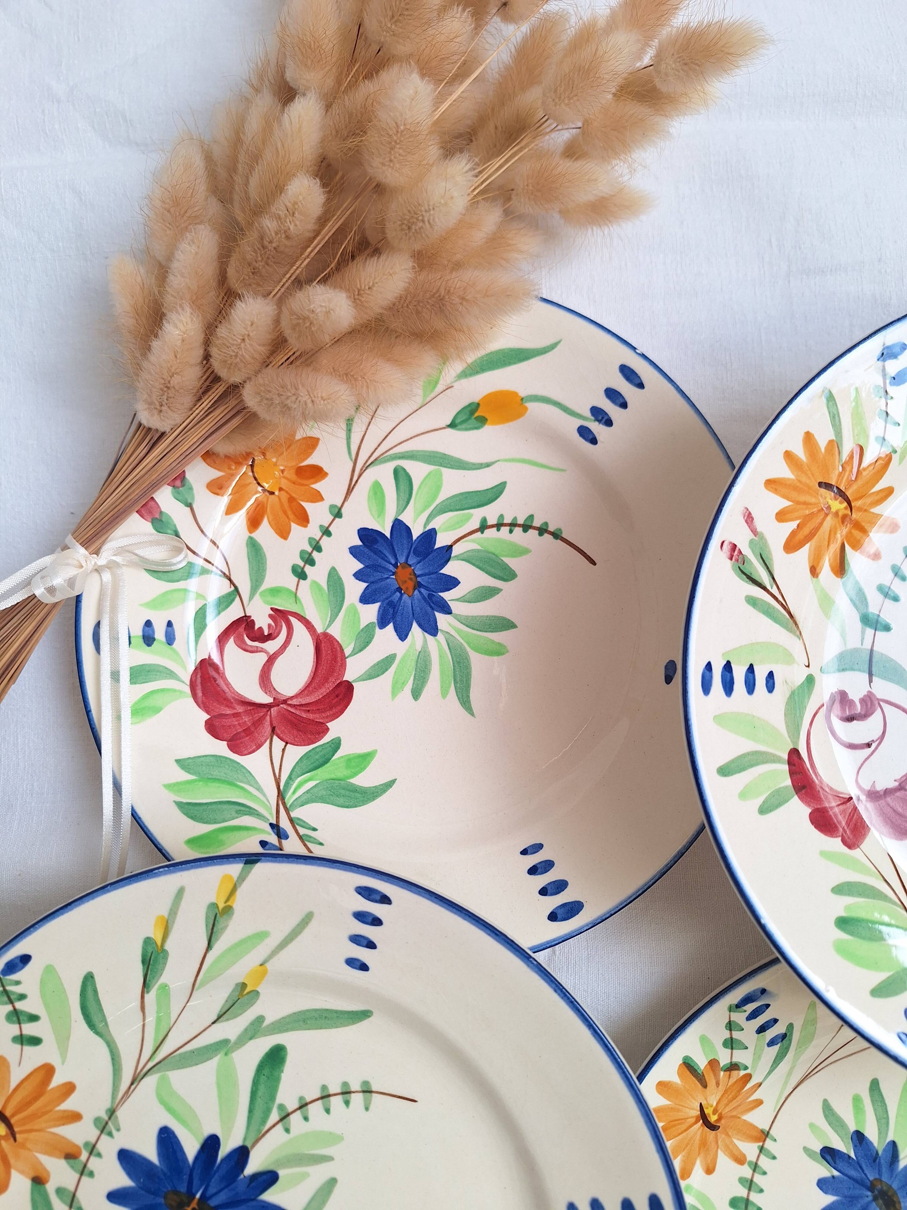 Assiettes plates Longchamp