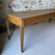 Large antique wooden table with turned legs – 250 cm