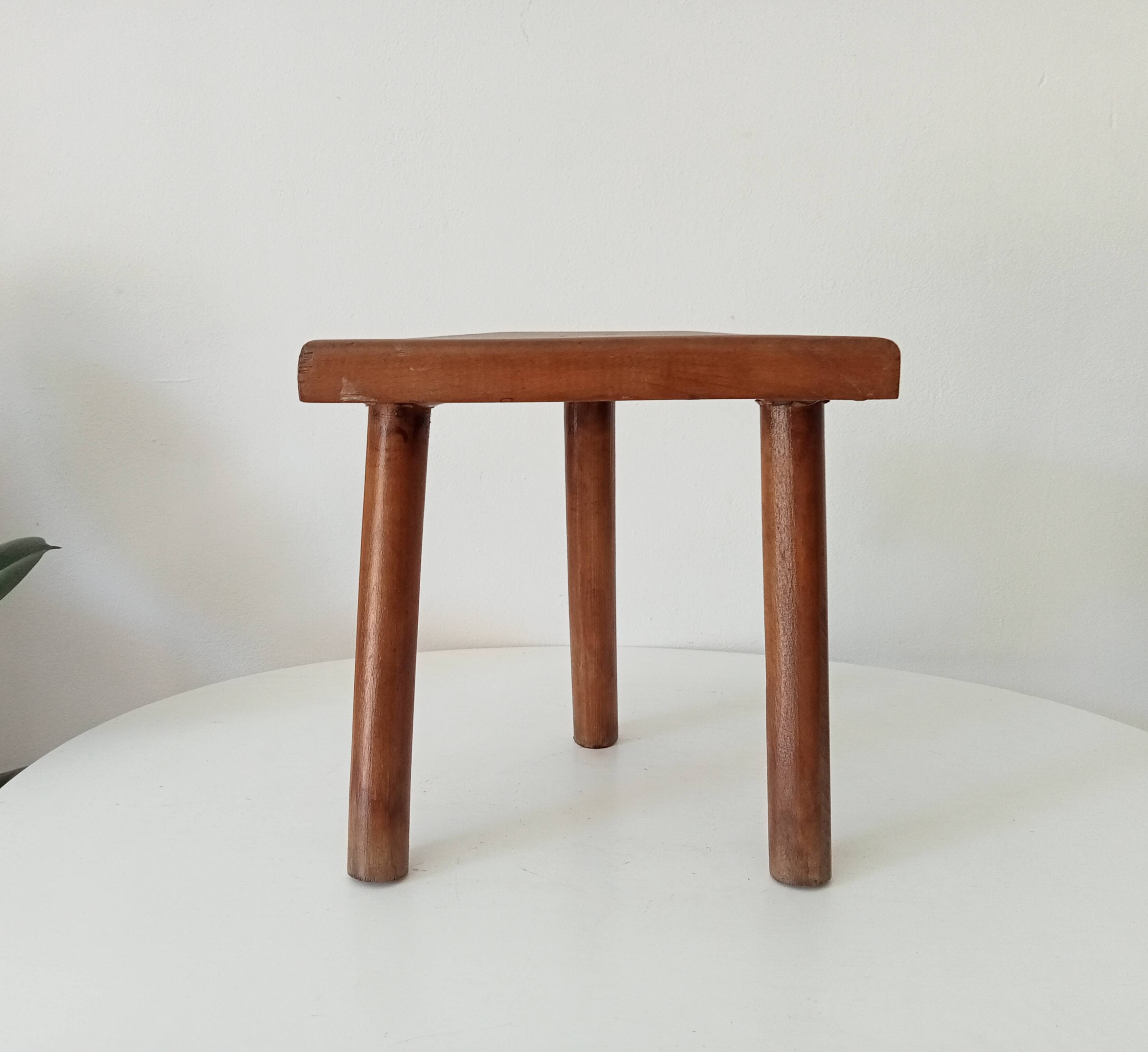 Tabouret tripode vintage