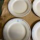 10 plates in Sarreguemines porcelain anchor and knots