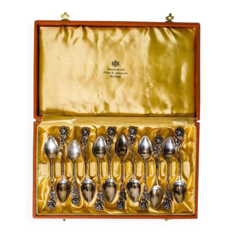 Vintage Dessert Teaspoons in Silver, 1948, Set of 14