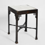 Table carrée anglo-chinoise, 19ème siècle