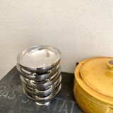 Stainless steel ice cream cup set