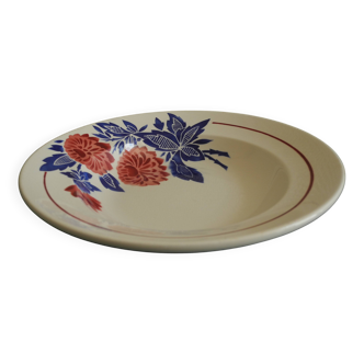 old Badonvillier earthenware dish from the early 20th century