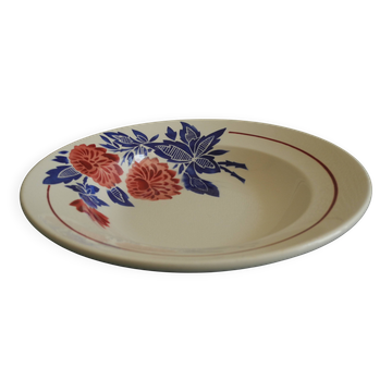 ancien plat faïence Badonvillier début XXème old french earthenware dish