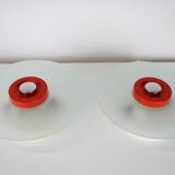 Pair of Midcentury Ceiling or Wall Lamps Napako, 1970s