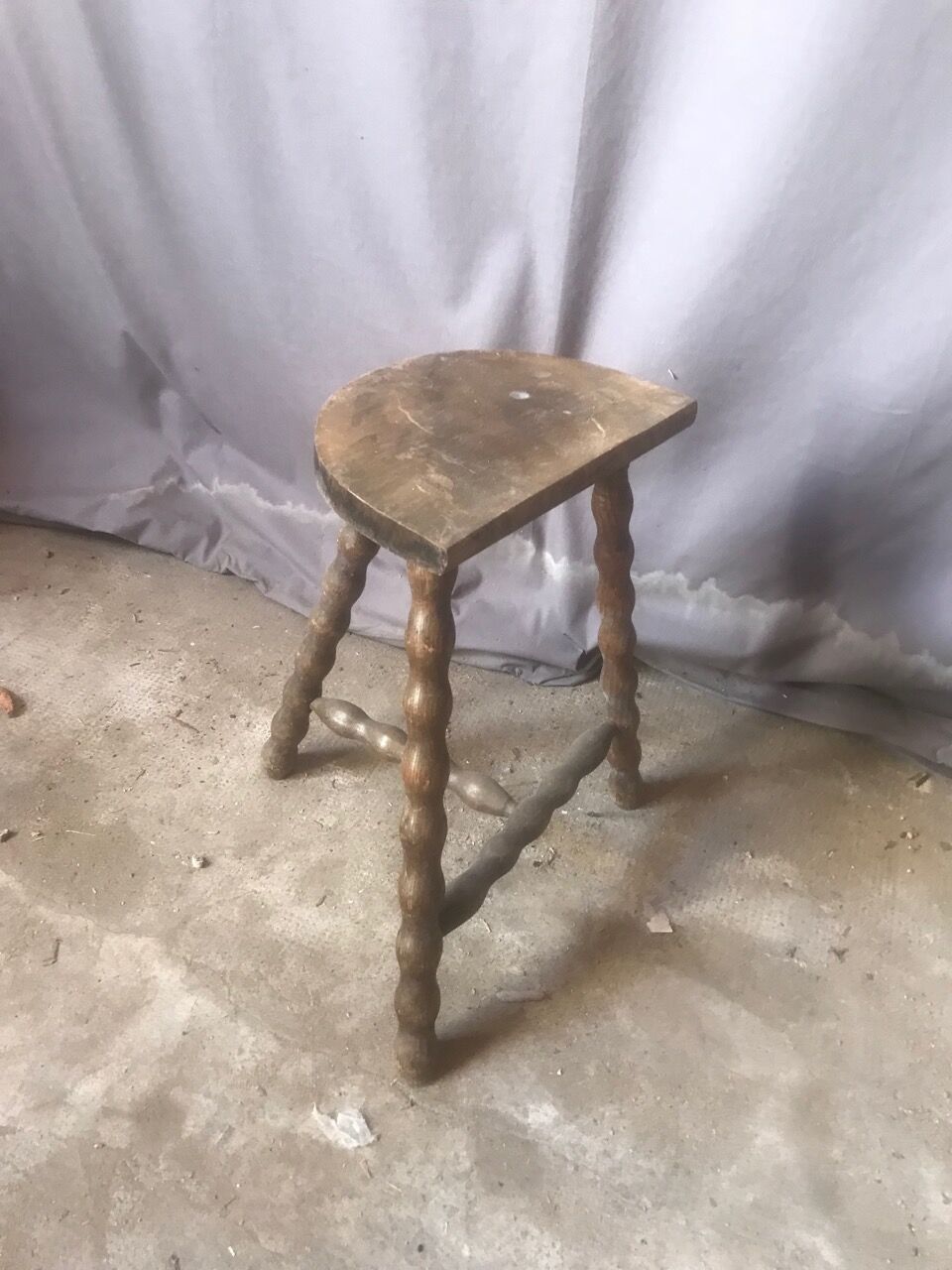 Wooden stool