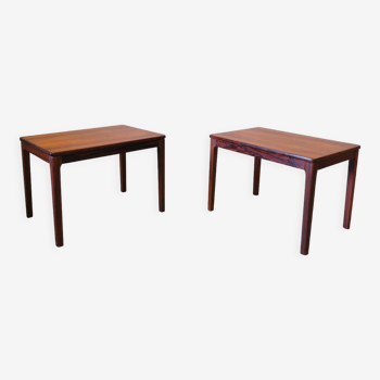 Scandinavian rosewood side tables from Alberts Tibro, 1970s, Set of 2
