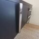 Vintage Bauhaus style metal sideboard from the 1970s