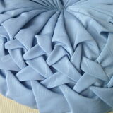 Handmade cushion with moiré effect fabrics