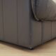 Italian leather sofa, two-seater, 1970s design