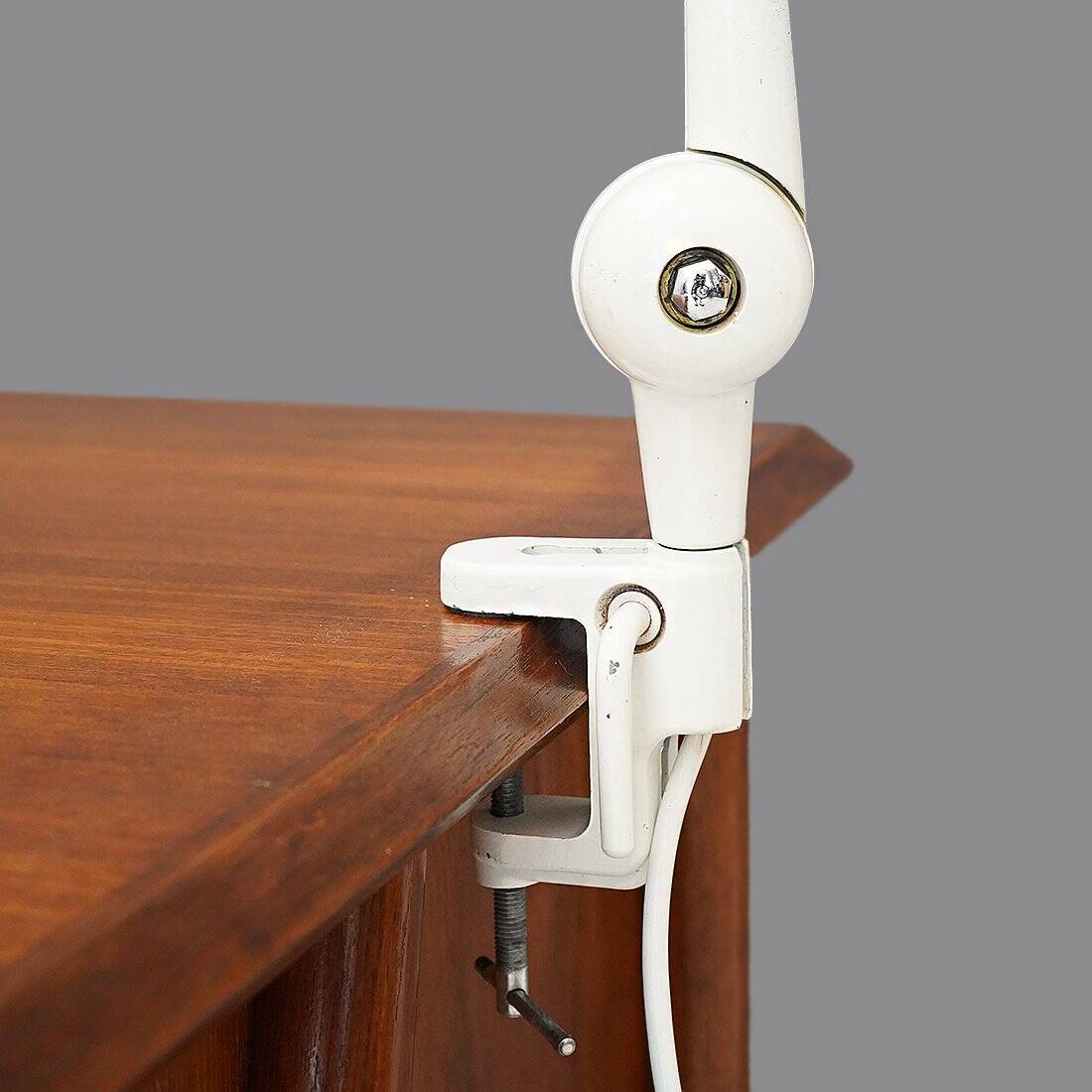 Adjustable studio clip lamp by Olaf Von Bohr for Valenti, 1970s.