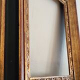 Cadre doré style barbizon en bois