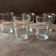 Set of 5 vintage glasses