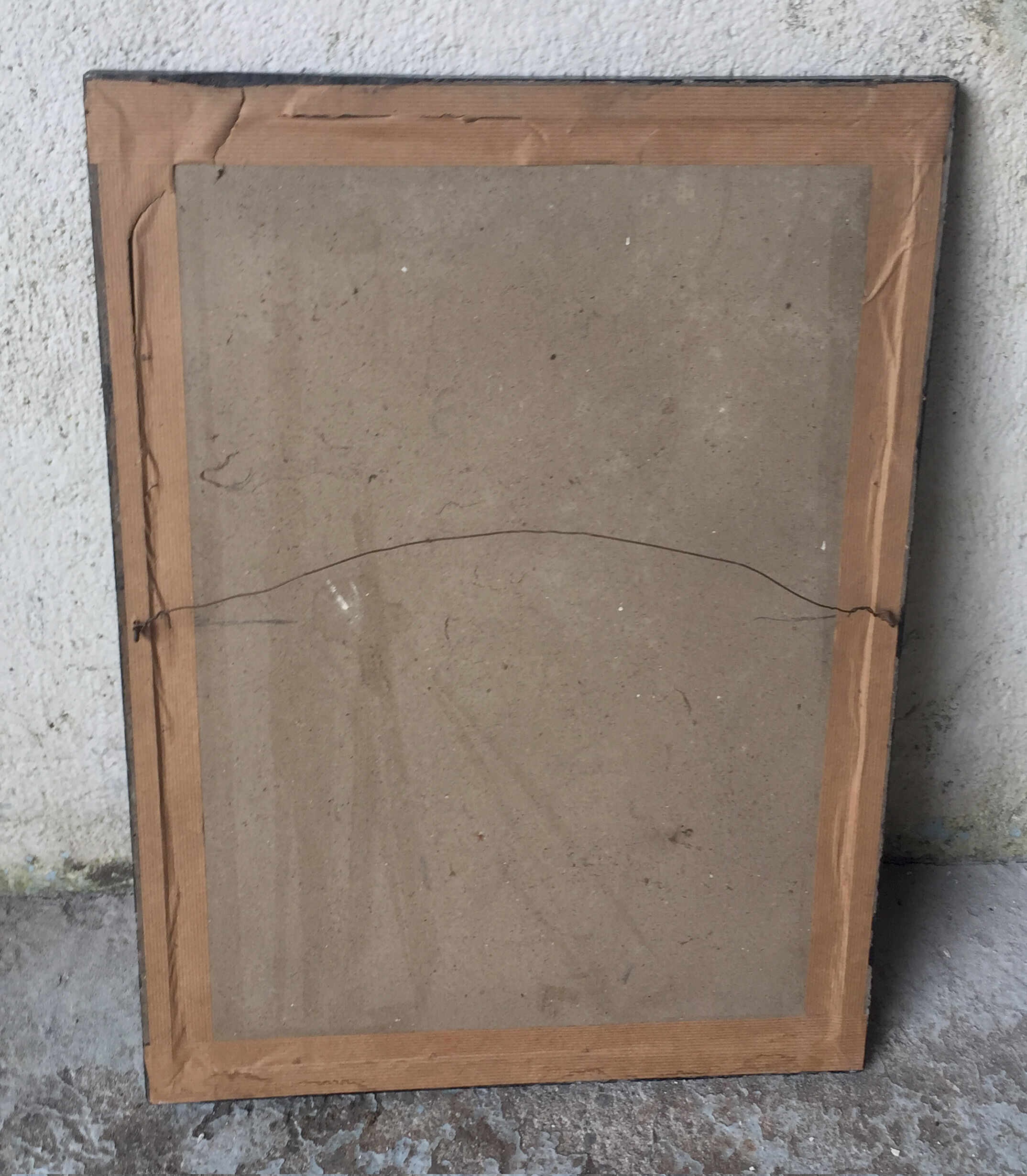 table in chromolithography framed early twentieth century