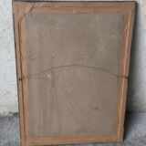 table in chromolithography framed early twentieth century