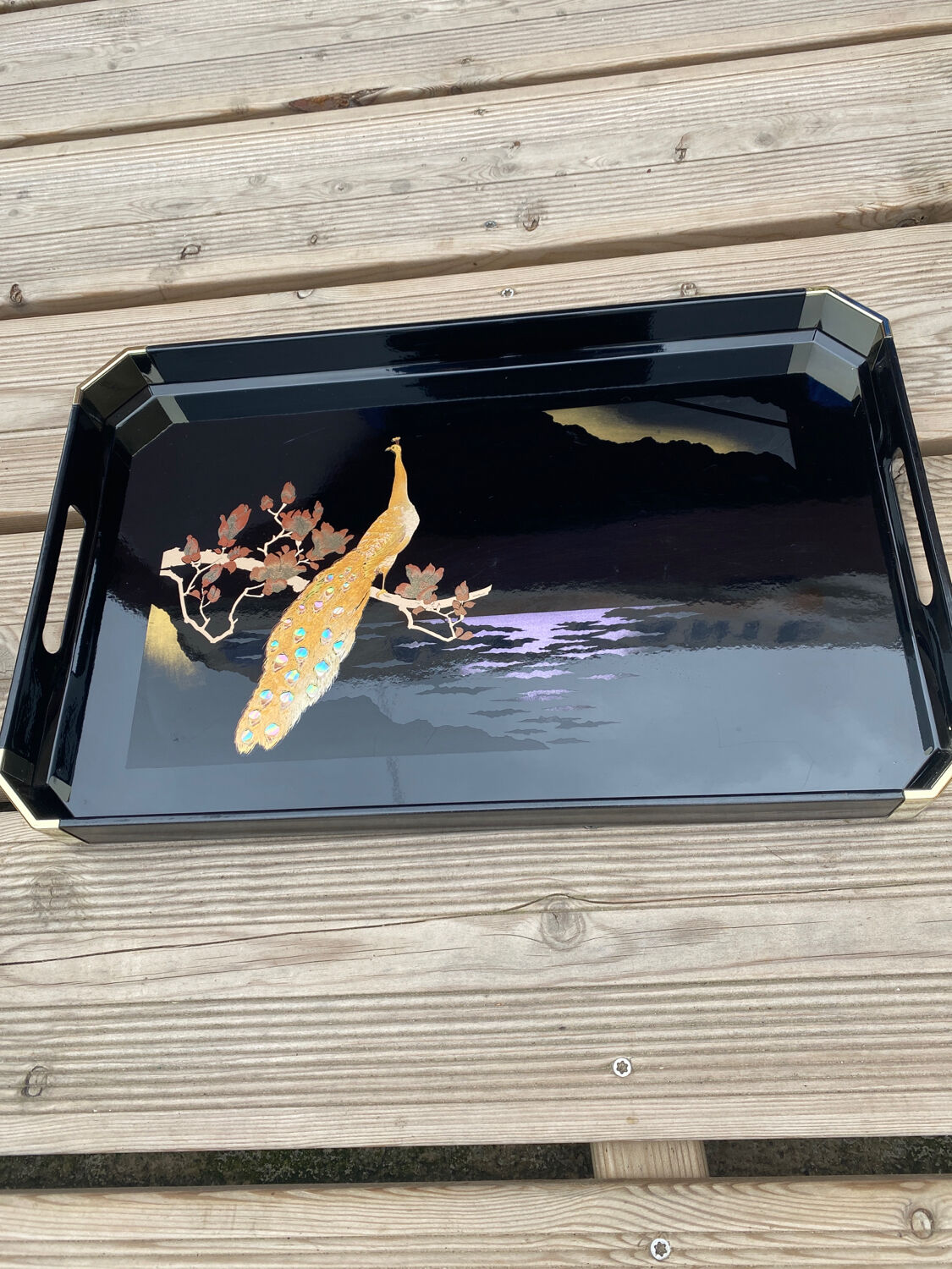Japanese lacquer tray