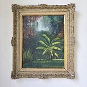 Framed oil painting "forest"