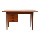 Scandinavian vintage teak flip-top desk