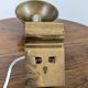 Lampe Adjusto-Lite à pince – métal doré & style industriel