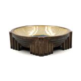 Art Deco ceramic centerpiece, Mougin Freres, Nancy France 1920s