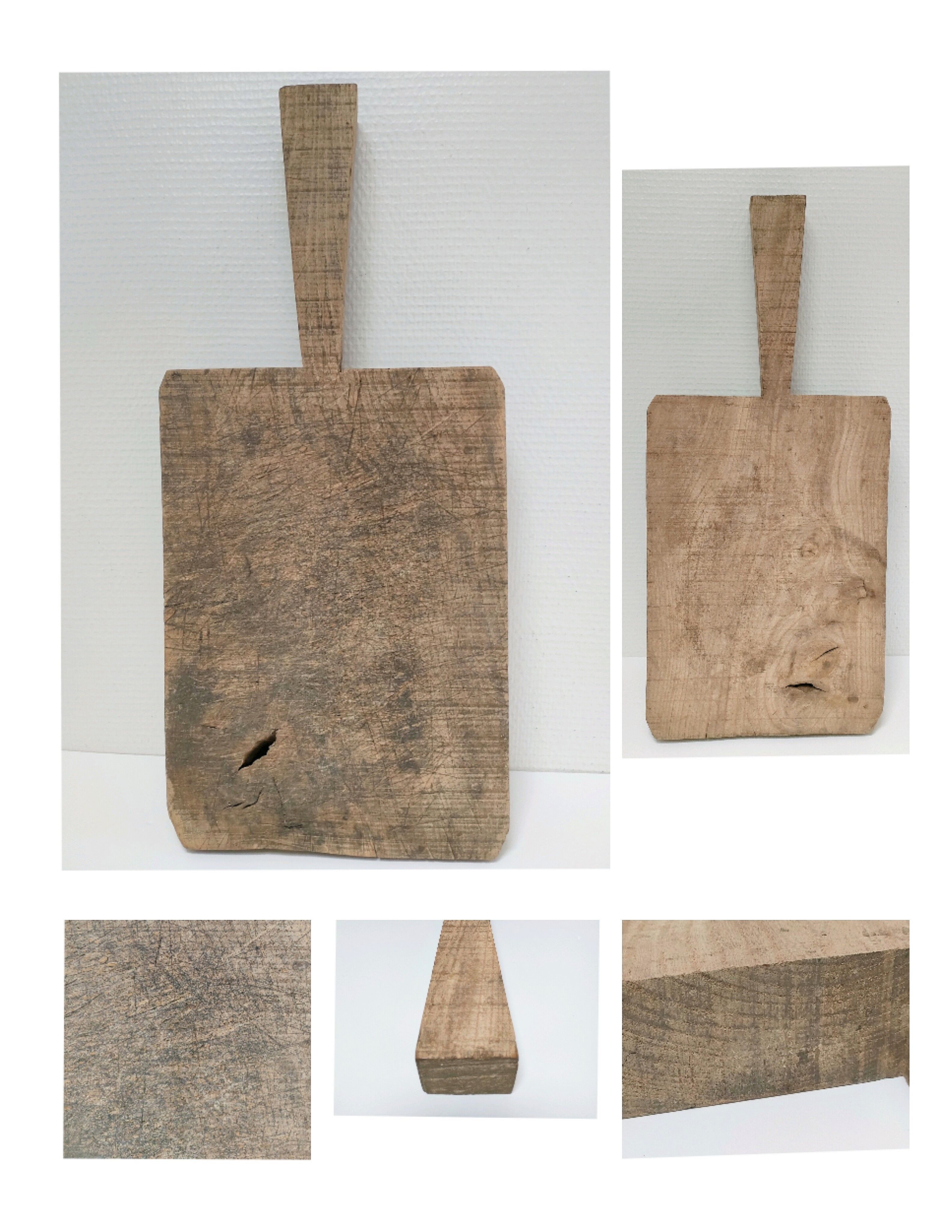 Cutting board XXL log early XXth H. 59 cm