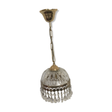 50's stamp glass chandelier